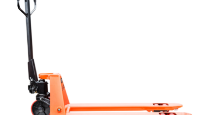 Handhubwagen NIULI CBY AC-25, 2,5 t, mit Polyurethanrädern, Seitenansicht