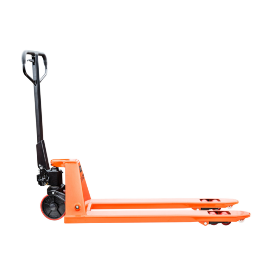 Handhubwagen NIULI CBY AC-25, 2,5 t, mit Polyurethanrädern, Seitenansicht