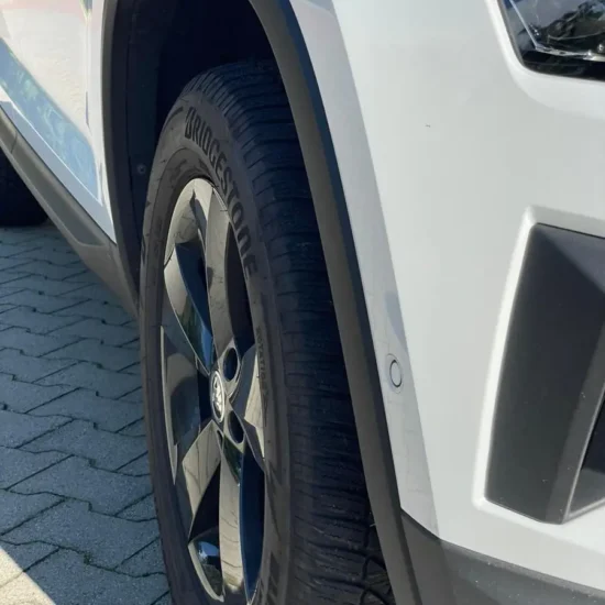 Škoda Kodiaq 2,0 TDI 4x4, EZ 02/2022 – Detailaufnahme Vorderrad und Radhaus