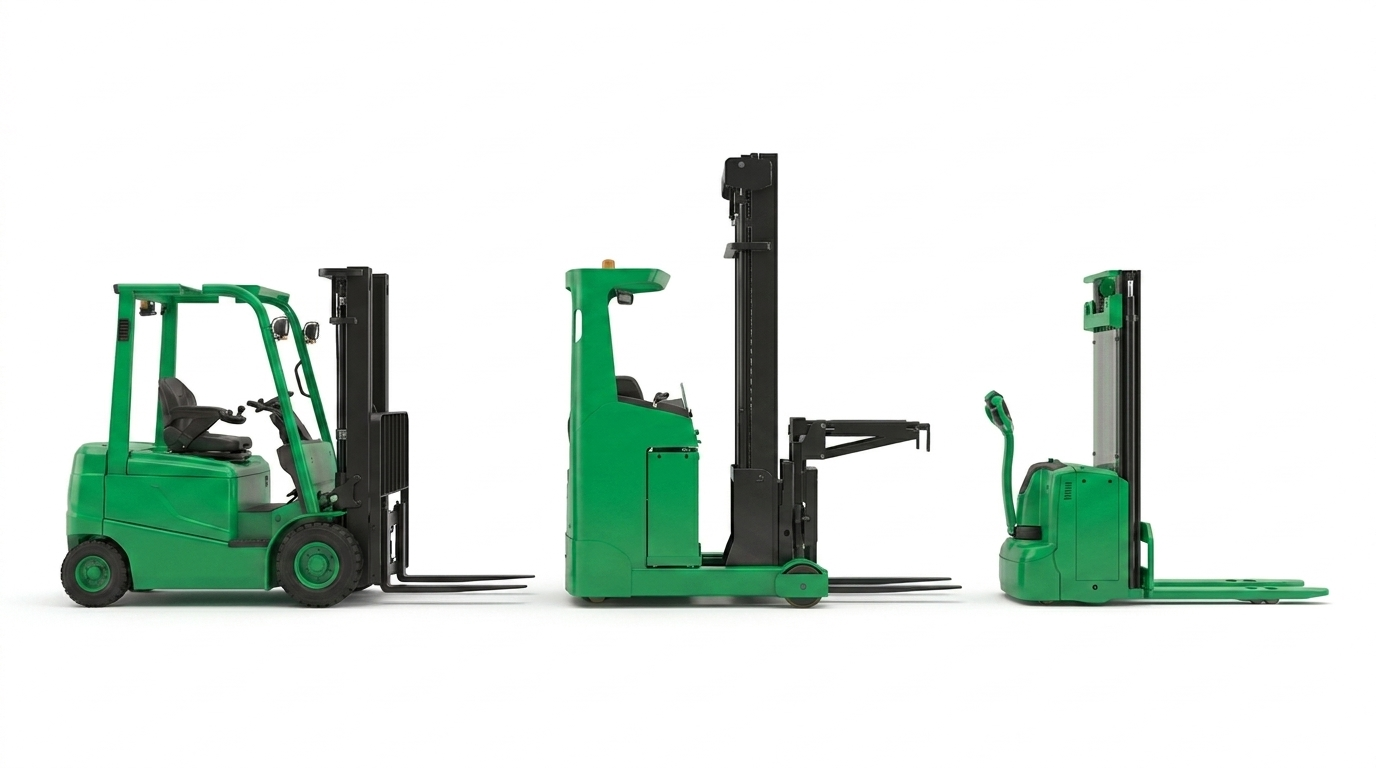 Stapler – Gabelstapler, Schubmaststapler und Hochhubwagen