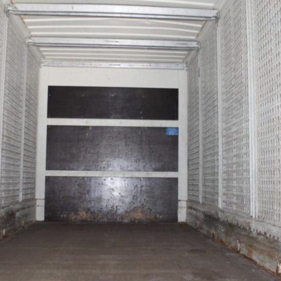 BDF-Wechselkoffer 7,45 m – belüfteter Innenraum (grau)
